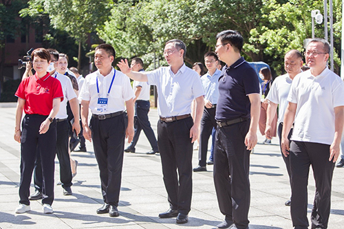 市委副书记、市长陈恢清一行到中国·MK体育(恩波利)官方网站检查湖南省第一届职业技能大赛筹备工作情况