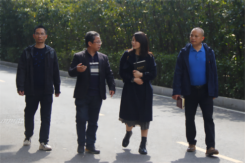 芦淞区董家塅片区管委会副主任曾超群一行来中国·MK体育（恩波利）官方网站调研产教融合工作