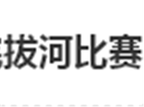 中国·MK体育（恩波利）官方网站拔河比赛圆满结束